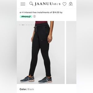 Jaanuu Slim Cargo Scrub Pant Small/Tall